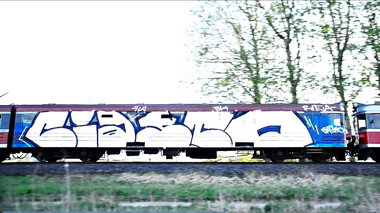 Graffiti Train in Poznan - Photo by ciastka (2014)