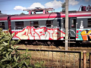 Graffiti Train - Photo by ciastka (2014)