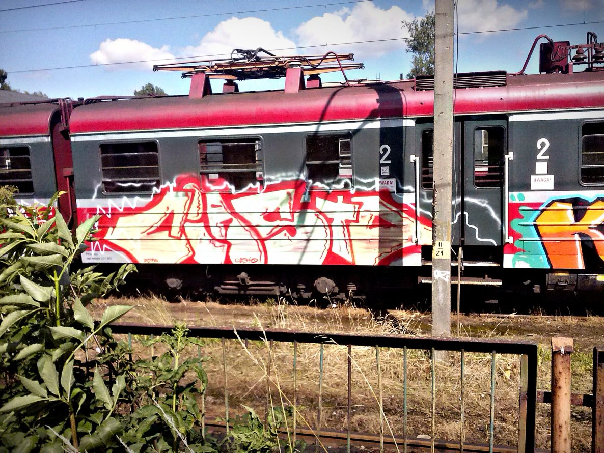 Graffiti Train - Photo by ciastka (2014)