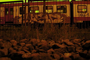 Graffiti Train - Photo by ciastka (2013)