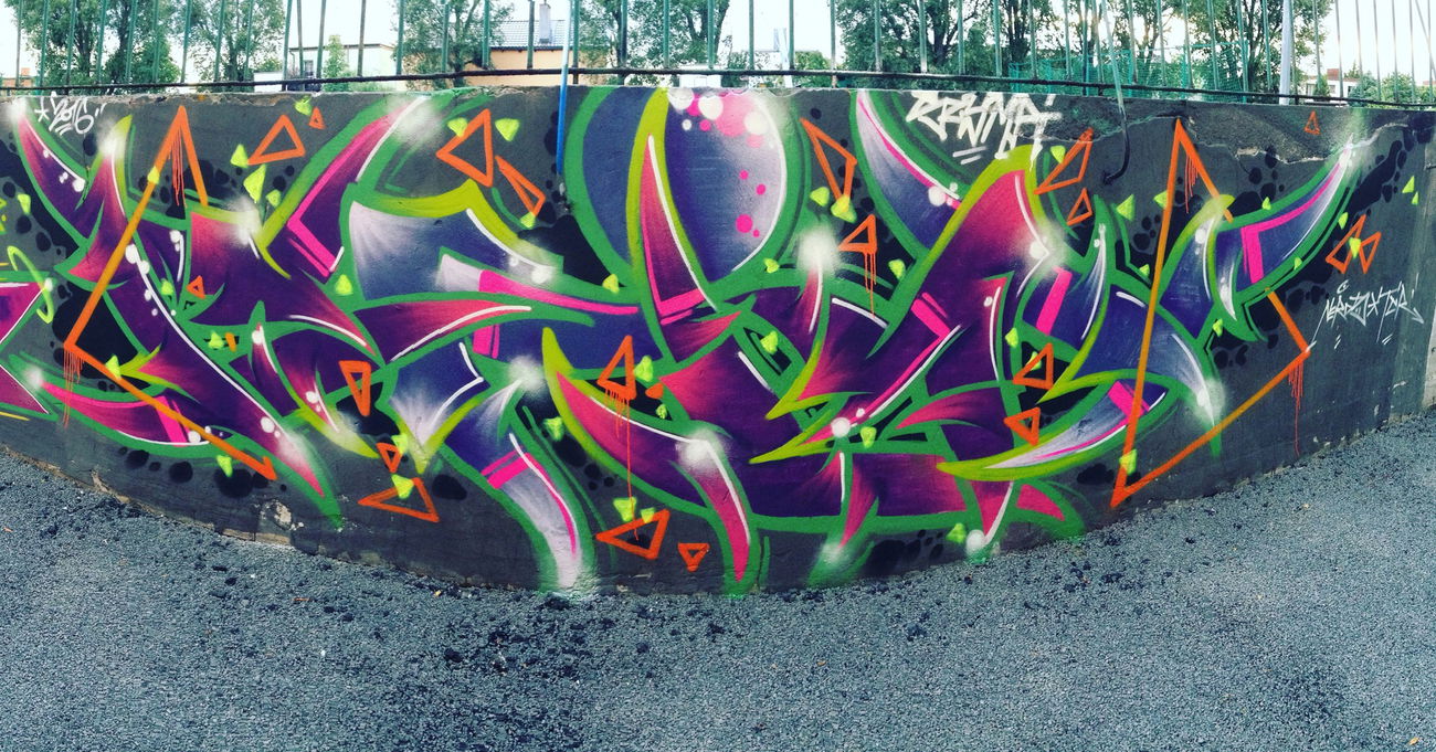 Graffiti Wall in Toruń - Photo by ciklone - cikl1, cikl, nerds (2016)