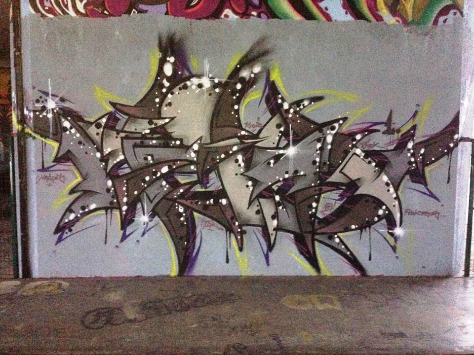 Graffiti Wall in Toruń - Photo by ciklone