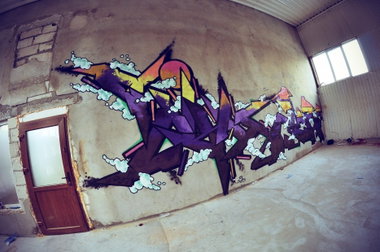 Graffiti Wall in Torun - Photo by ciklone - cikl, zero7, tcr