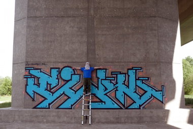 Graffiti Wall in Poland - Photo by ciklone - cikl, tcr, nerds (2012)