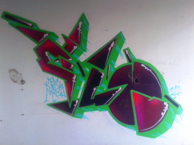 Graffiti Wall in Torun - Photo by ciklone - c10, cikl, tcr (2013)