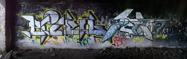 Graffiti Wall in Torun - Photo by ciklone - cikl, zero7, nerds (2013)