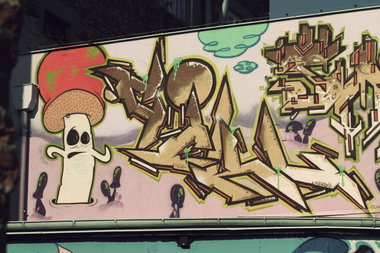 Graffiti Wall in Torun - Photo by ciklone - cikl, nerds, tcr (2012)