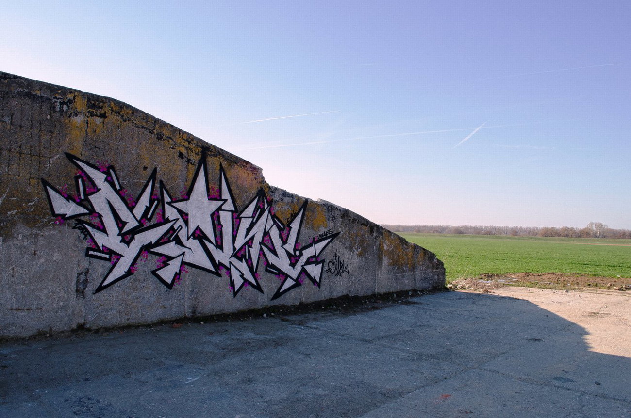 Graffiti Wall in Ma?a Nieszawka - Photo by ciklone - cikl, tcr, nerds (2014)