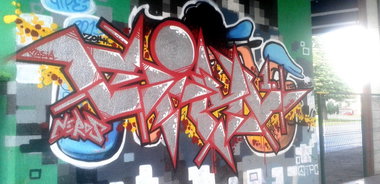 Graffiti Wall in Torun - Photo by ciklone - cikl, tcr, nrds (2014)