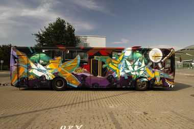 Graffiti Artwork in Lublin - Photo by ciklone - zero7, cikl1, skuha (2014)