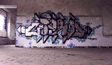 Graffiti Wall in Torun - Photo by ciklone - cikl, cikl1, nerds (2014)