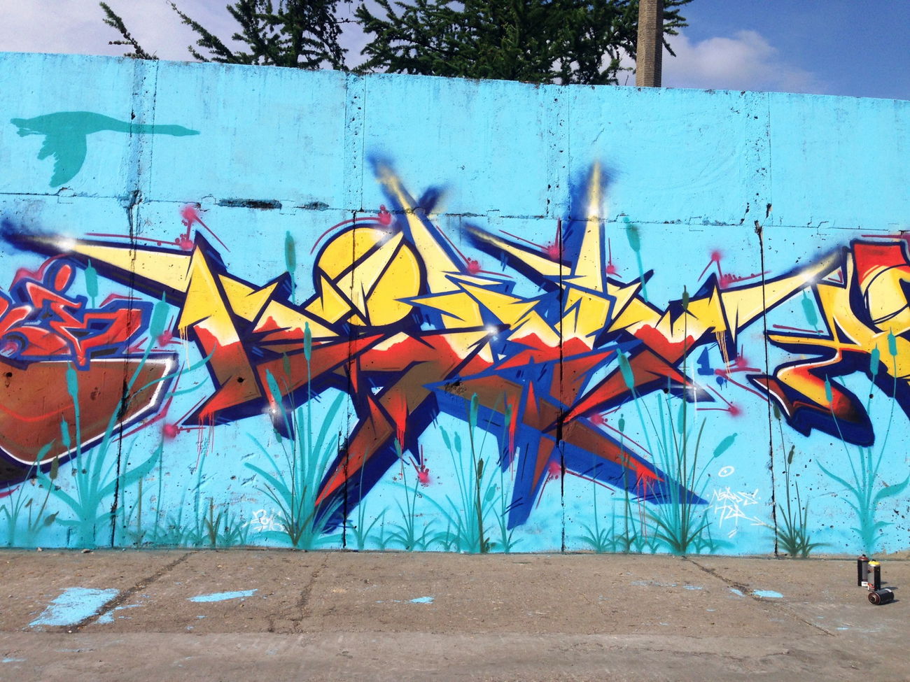 Graffiti Wall in Polska - Photo by ciklone - cikl1, cikl, nerds (2016)