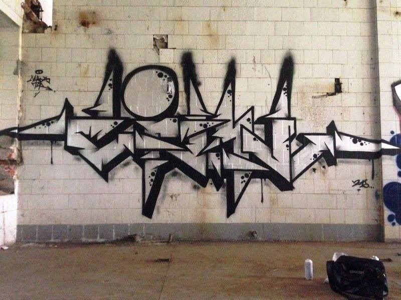 Graffiti Wall in Toruń - Photo by ciklone - cikl1, cikl, nerds