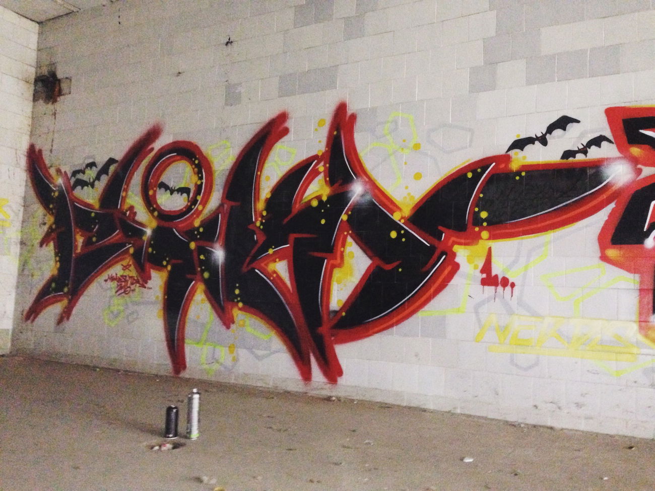 Graffiti Wall in Toruń - Photo by ciklone - cikl1, nerds, tcr (2016)