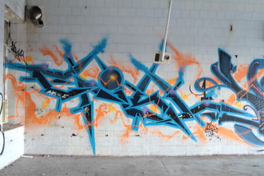 Graffiti Wall in Toru - Photo by ciklone - cikl1, cikl, nerds (2015)
