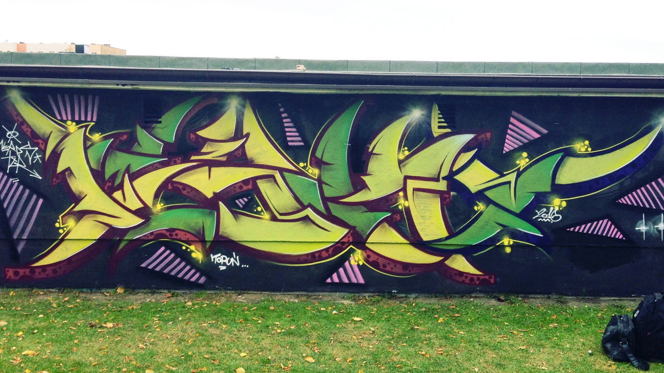 Graffiti Wall in Polska - Photo by ciklone - cykl, nerds, tcr (2016)