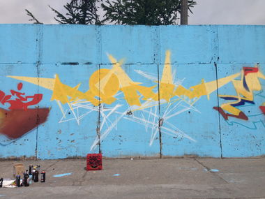 Graffiti Wall in Polska - Photo by ciklone - cikl, nerds, tcr (2016)