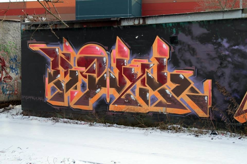 Graffiti Wall in Toru - Photo by ciklone - cikl1, cikl, nerds (2014)