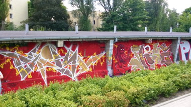 Graffiti Wall in Warsaw - Photo by ciklone - ahnl, zps, cikl1 (2015)