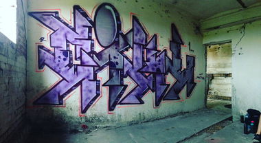 Graffiti Wall in Toruń - Photo by ciklone - cikl1, nerds, tcr (2017)