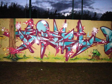 Graffiti Wall in Polska - Photo by ciklone - cikl, cikl1, nerds (2015)