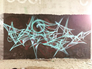 Graffiti Wall in Toruń - Photo by ciklone - cikl1, nerds, tcr (2015)