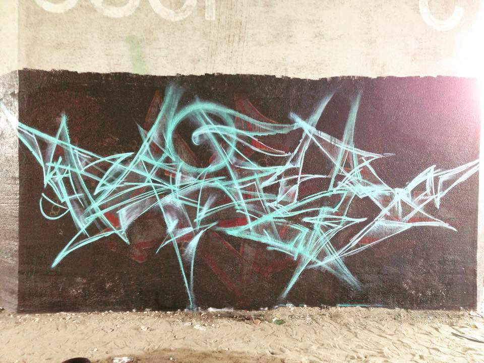 Graffiti Wall in Toruń - Photo by ciklone - cikl1, nerds, tcr (2015)
