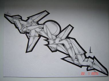 Graffiti Sketch - Photo by ciklone - cikl1, nerds, cikl (2015)