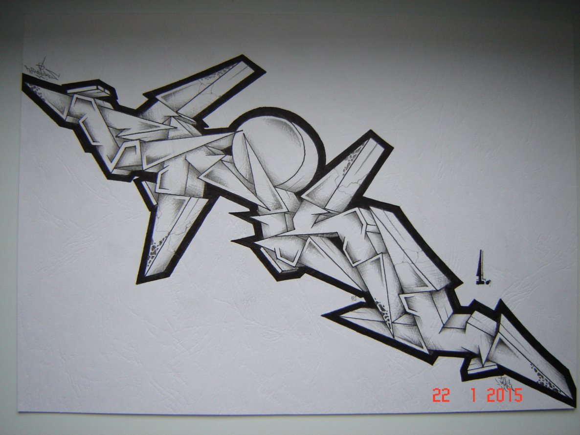 Graffiti Sketch - Photo by ciklone - cikl1, nerds, cikl (2015)
