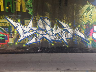 Graffiti Wall in Toruń - Photo by ciklone - cikl1, nerds, tcr (2017)