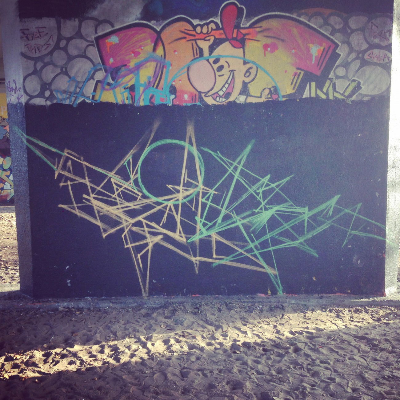 Graffiti Wall in Toruń - Photo by ciklone - cikl1, nerds, tcr (2016)