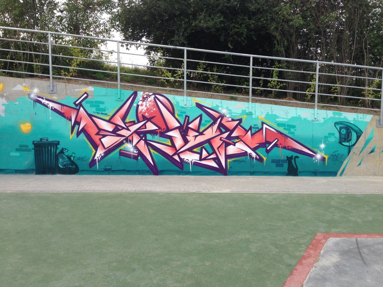 Graffiti Wall in Polska - Photo by ciklone - cikl1, nerds, tcr