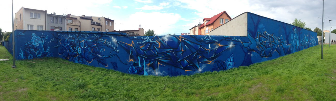 Graffiti Wall in Polska - Photo by ciklone - nerds, cikl, tcr (2017)