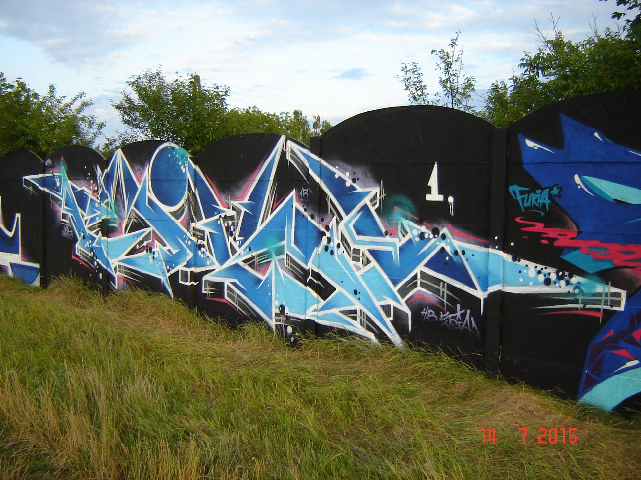 Graffiti Wall in Toruń - Photo by ciklone (2015)