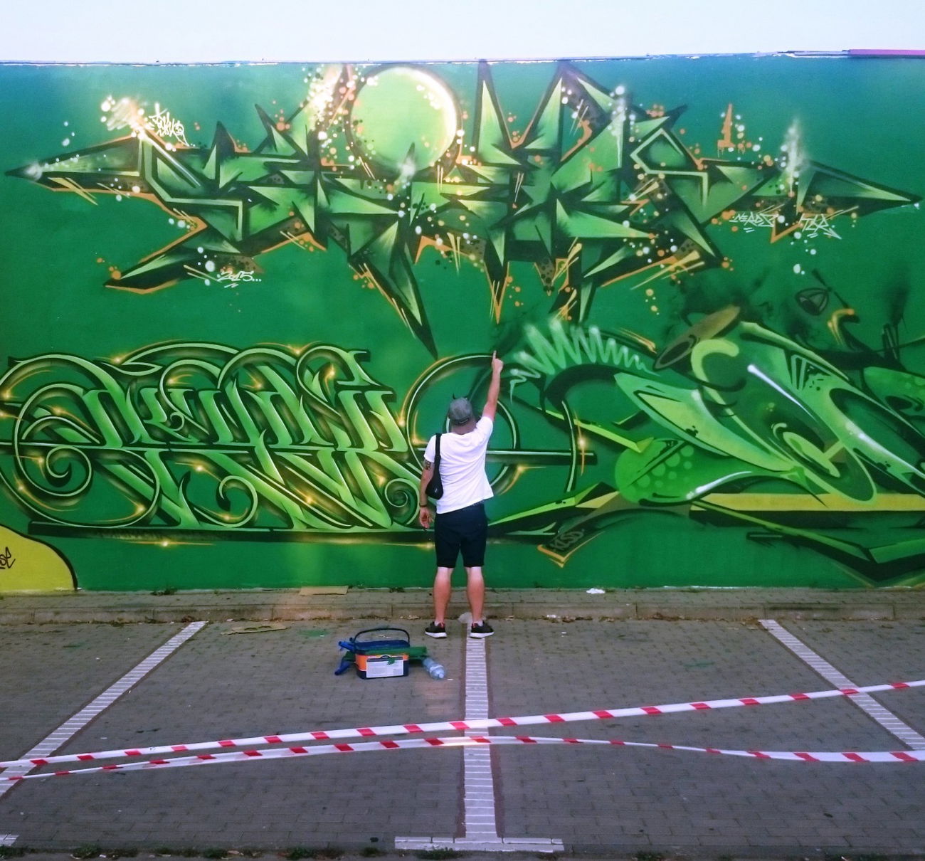 Graffiti Wall in Polska - Photo by ciklone - nerds, deyna, cikl (2015)