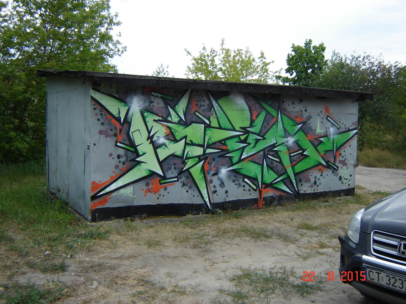 Graffiti Wall in Toruń - Photo by ciklone - cikl1, nerds, cikl (2015)