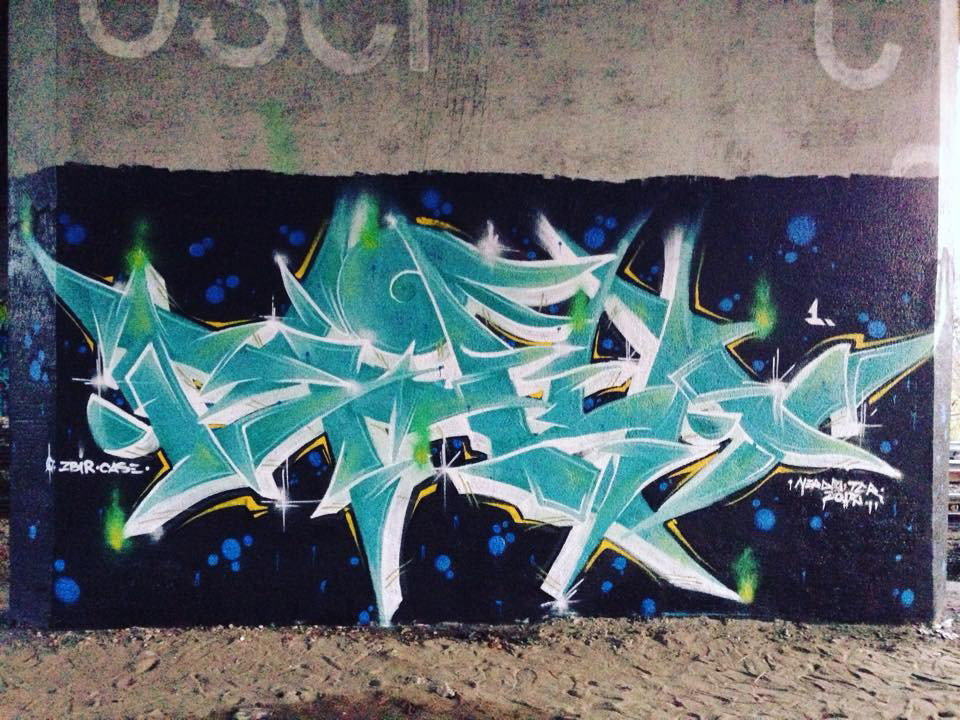 Graffiti Wall in Toruń - Photo by ciklone - cikl, nerd, tcr