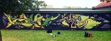 Graffiti Wall in Polska - Photo by ciklone - cykl, ktoś, cikl1 (2016)