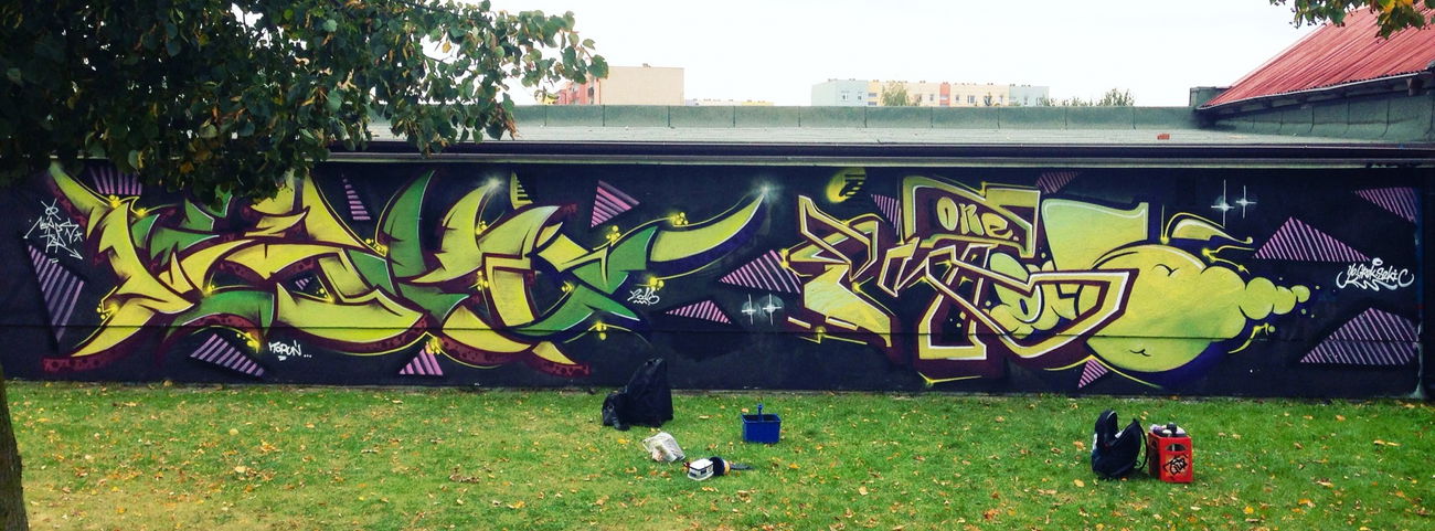 Graffiti Wall in Polska - Photo by ciklone - cykl, ktoś, cikl1 (2016)