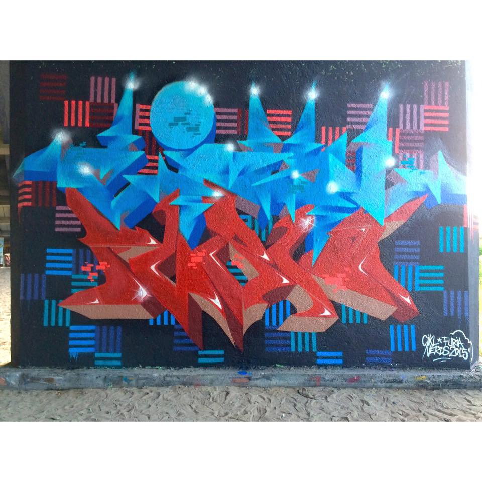 Graffiti Wall - Photo by ciklone - cikl1, cikl, furia