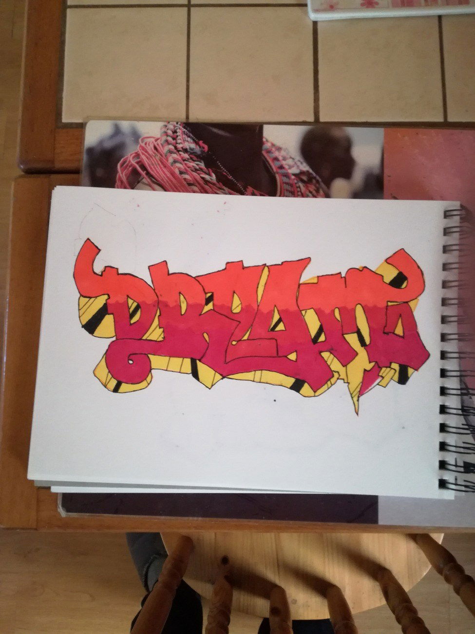 Graffiti Sketch in France - Photo by cker79 (2017)