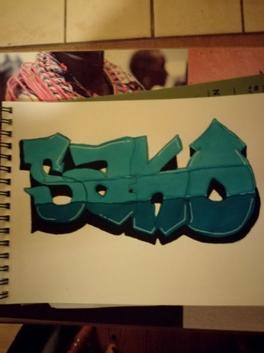 Graffiti Sketch in France - Photo by cker79 (2016)