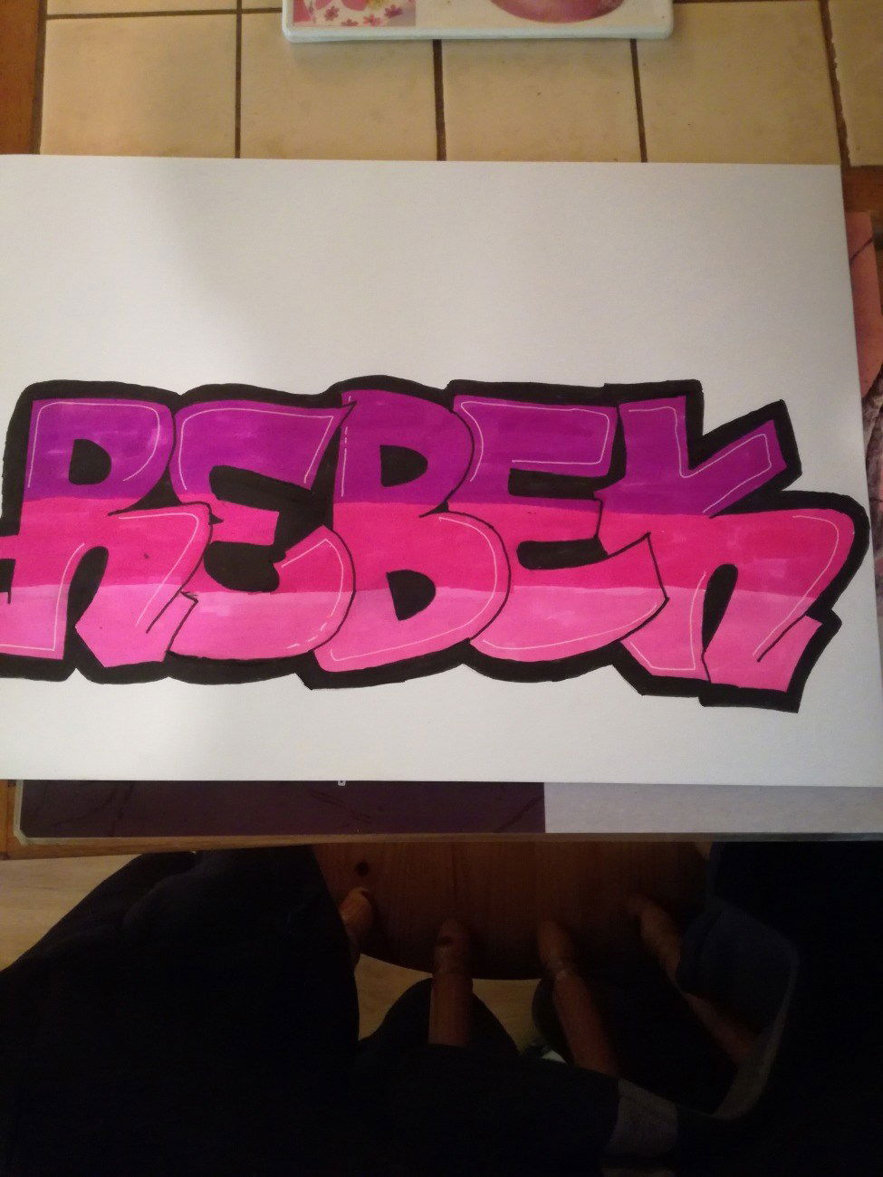 Graffiti Sketch in France - Photo by cker79 (2016)