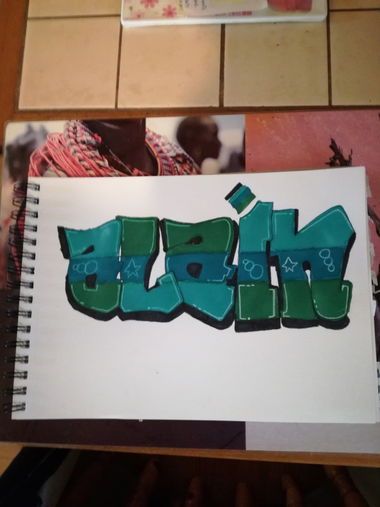 Graffiti Sketch in France - Photo by cker79 (2017)