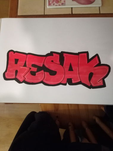 Graffiti Sketch in France - Photo by cker79 (2016)