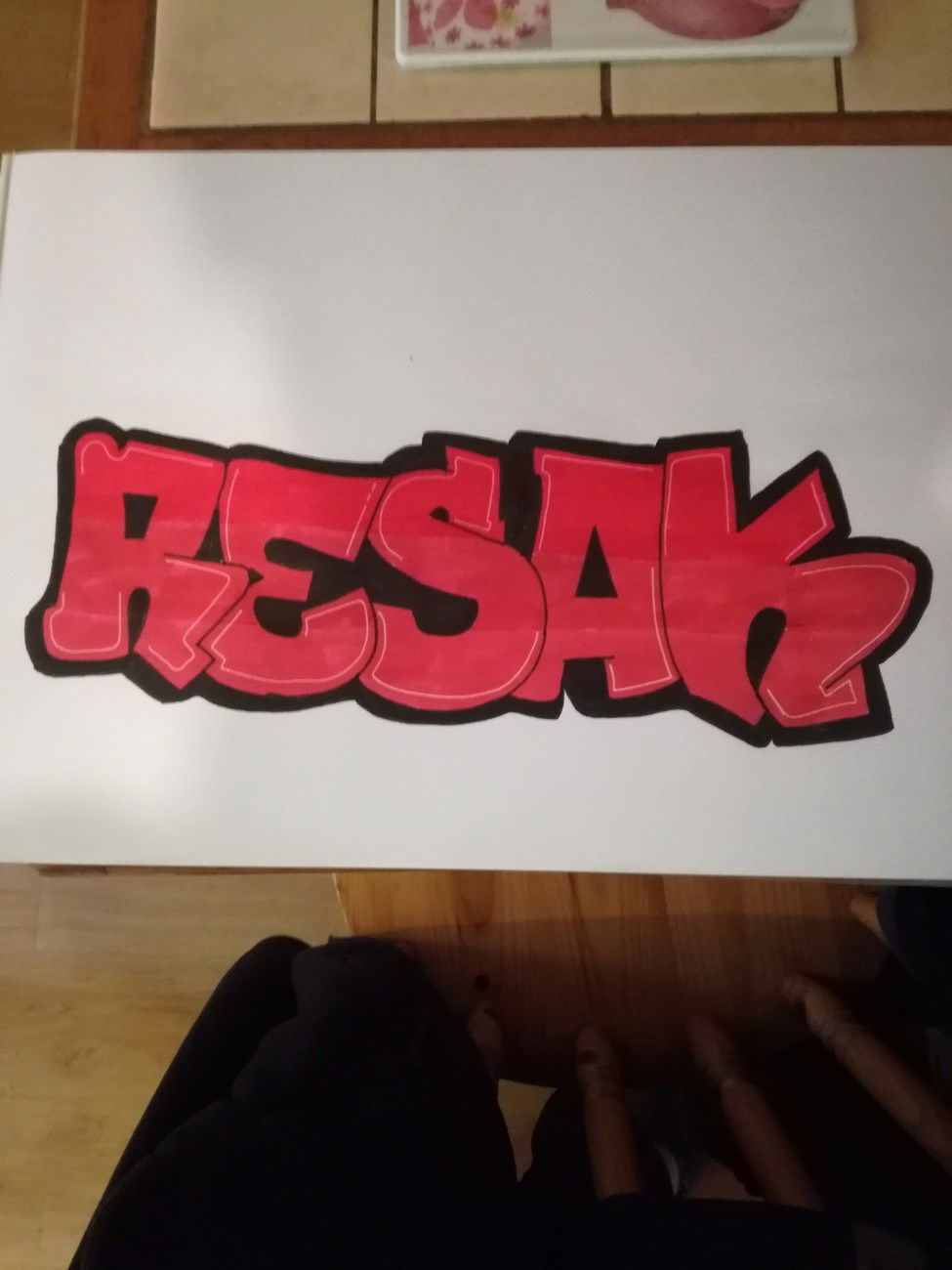 Graffiti Sketch in France - Photo by cker79 (2016)