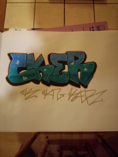 Graffiti Sketch - Photo by cker79 (2018)