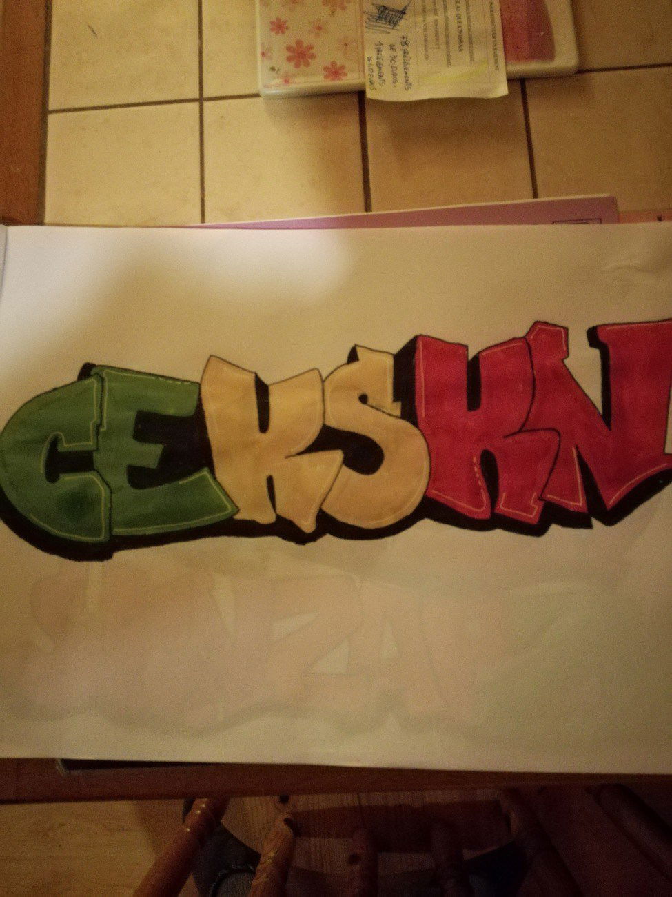 Graffiti Sketch - Photo by cker79 (2019)