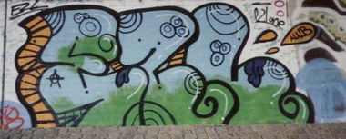 Graffiti Bombing - Photo by ckis - ezl, awb, helmstedt