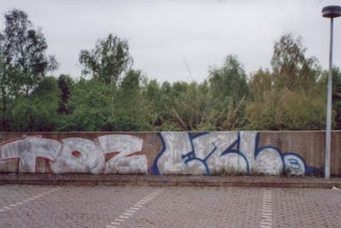 Graffiti Bombing - Photo by ckis - toz, ezl, helmstedt
